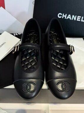 Chanel Mary Jane Flats